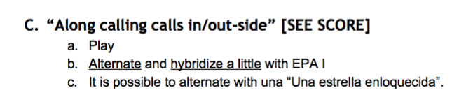 Along Calling Calls In-out side 1