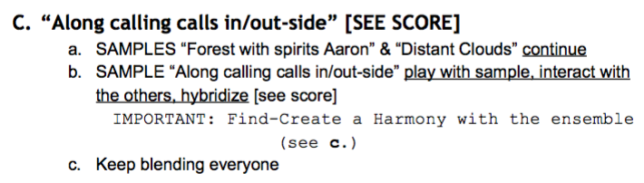 Along Calling Calls In-out side 3