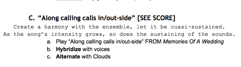 Along Calling Calls In-out side 4